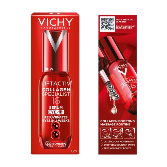 Vichy Collagen Specialist øyeserum – peptider og C‑vitamin 15ml