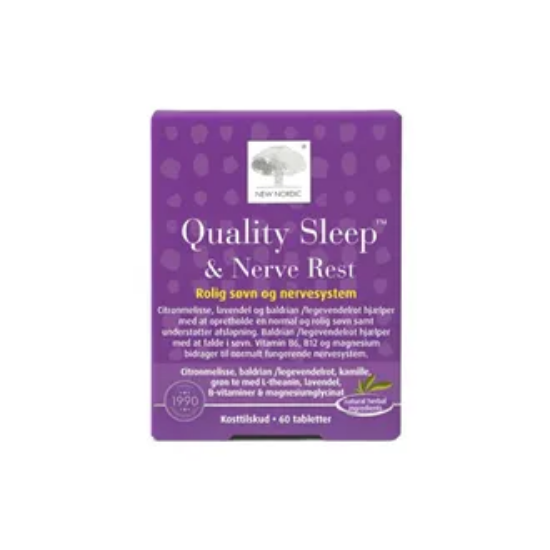 New Nordic quality sleep & nerve rest 60 tabletter