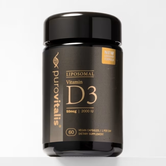 PuroVitalis Liposomal Vitamin D3 – 60 kapsler