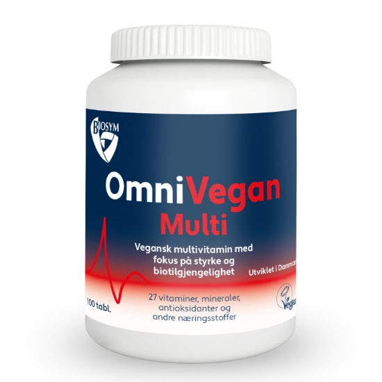 Biosym Omni Vegan Multi, 100 tabletter