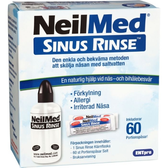 NeilMed Sinus Rinse neseskyller m/60 porsjonsposer salt