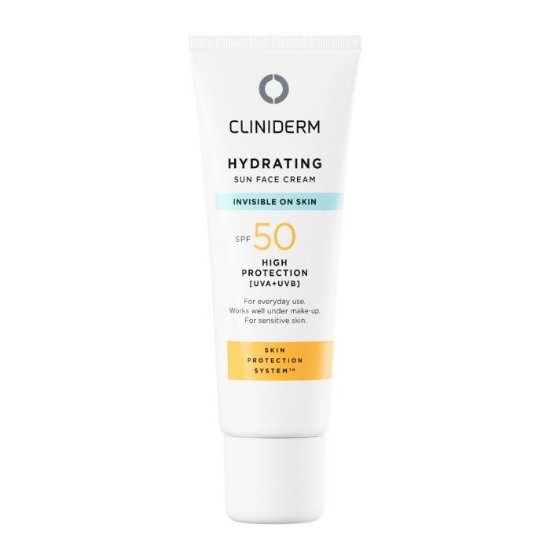 Cliniderm Hydrating Sun Face Cream SPF 50+ 40 ml