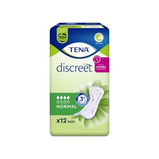 TENA Discreet Normal – Anatomisk bind 12 stk