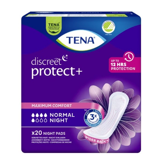 TENA Discreet Normal Night – 20 stk