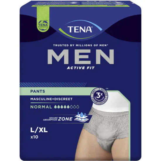 TENA Men Active Fit Pants Normal L/XL – 10 stk