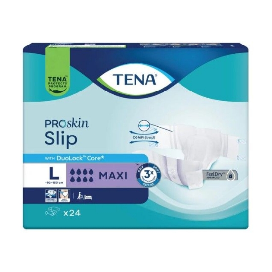 TENA Slip Maxi Bleie Large – 24 stk