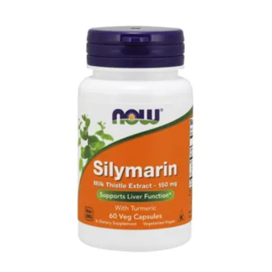 NOW Milk Thistle (Silymarin) 150 mg 60 kapsler