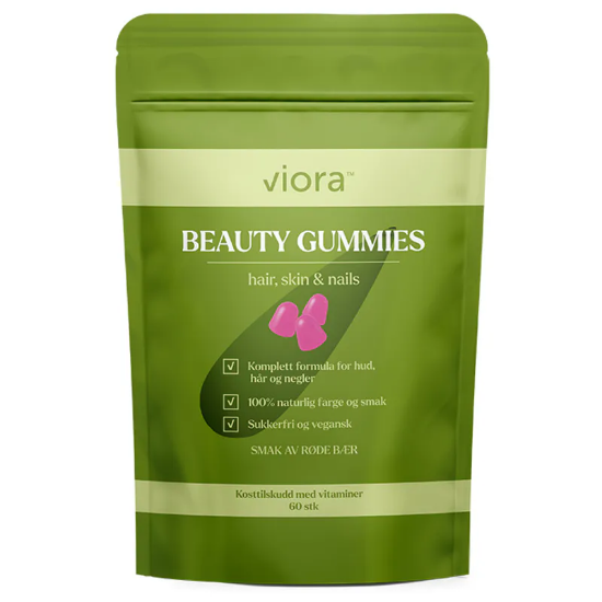 Viora Beauty Gummies 60 stk – hud, hår og negler