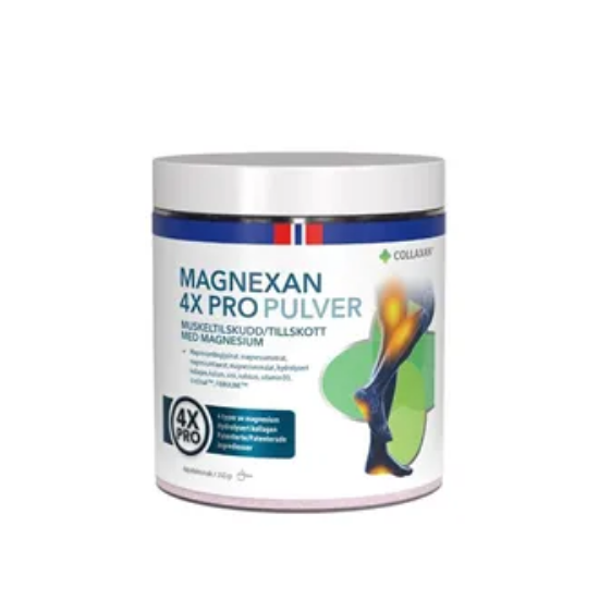 Collaxan Magnexan 4X Pro Pulver 240 g – Magnesium, kollagen og elektrolytter