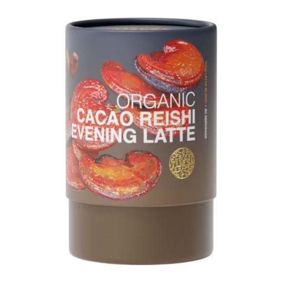 Tulsi Cacao Reishi Evening Latte Øko 100 g – Beroligende kveldsdrikk