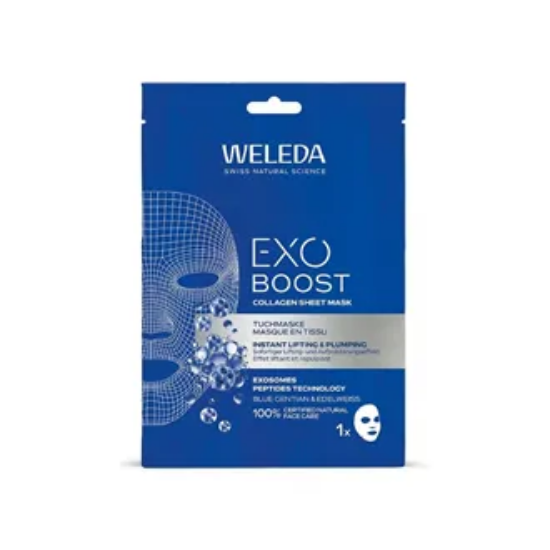 Weleda EXO Boost Collagen Sheet Mask 20 ml – Fasthet & glød