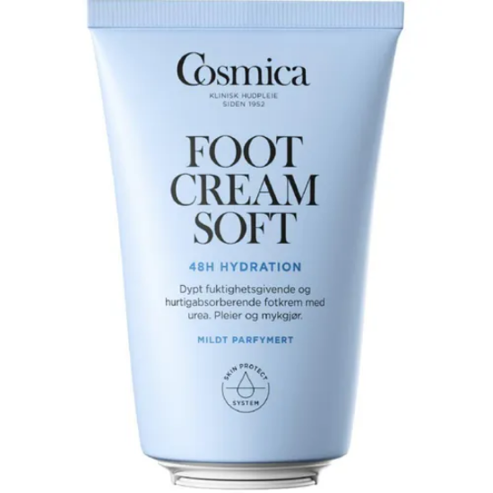 Cosmica Foot Cream Soft m/Parfyme 100 ml – Mykgjørende fotkrem