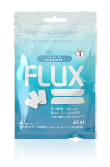 Flux Coolmint Tyggegummi Pose 45 stk