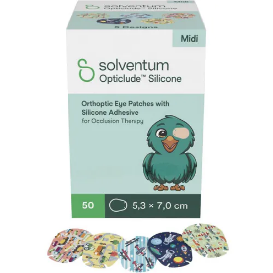 Opticlude 2738PG Silicone Midi 2738PG Øyelapper (Bil/Fly) 50 stk
