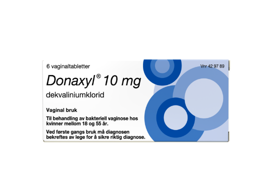 Donaxyl vaginaltab 10mg - 6 stk