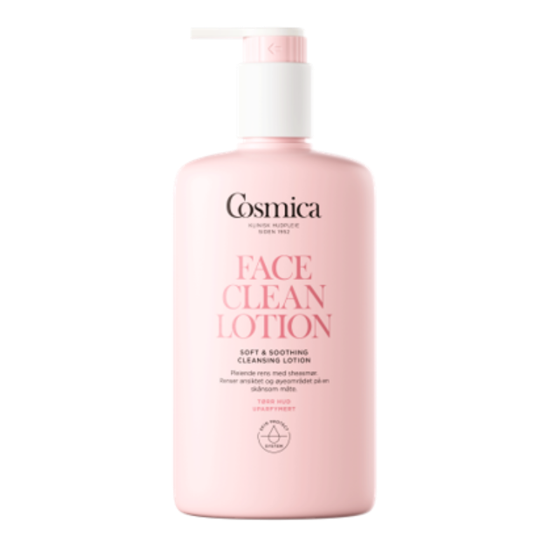 Cosmica Face Soft & Soothing Cleansing Lotion 400 ml pleiende ansiktsrens med sheasmør