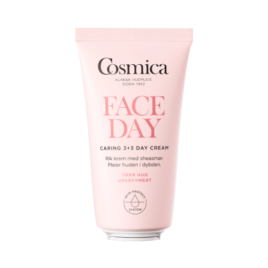Cosmica Caring 3+3 Day Cream 50 ml rik dagkrem for tørr hud