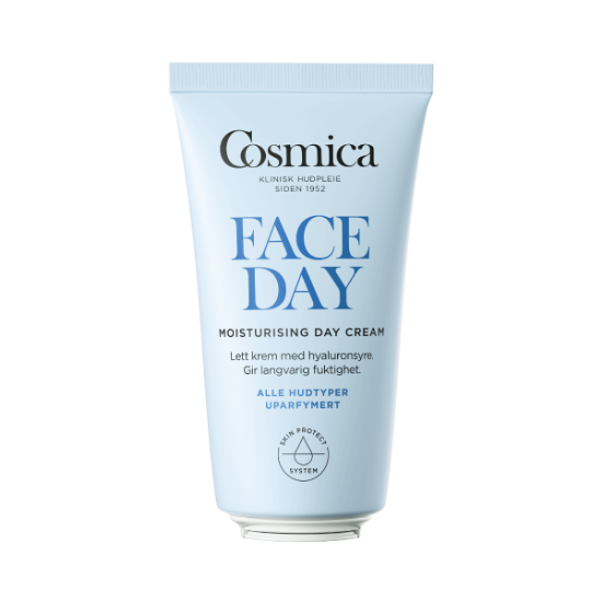 Cosmica Face Moisturising Day Cream 50 ml lett dagkrem med hyaluronsyre