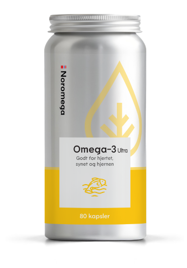 Noromega Omega-3 Ultra 120 kapsler | Høykonsentrert Omega-3 med EPA og DHA