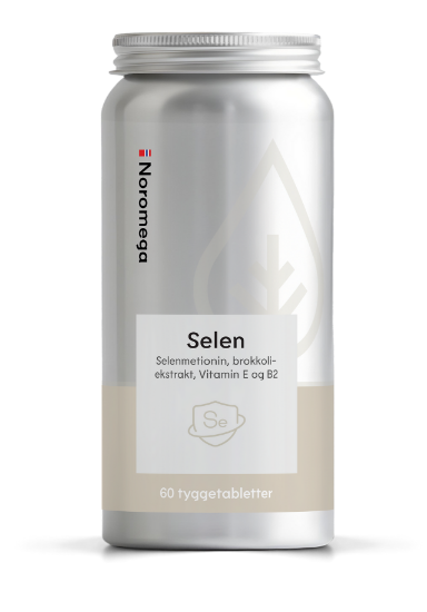 Noromega Selen 60 Tyggetabletter | Organisk Selen med Vitamin E og B2