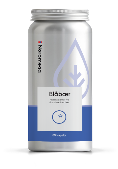 Noromega Blåbær 60 Kapsler | Høykonsentrert Blåbærekstrakt