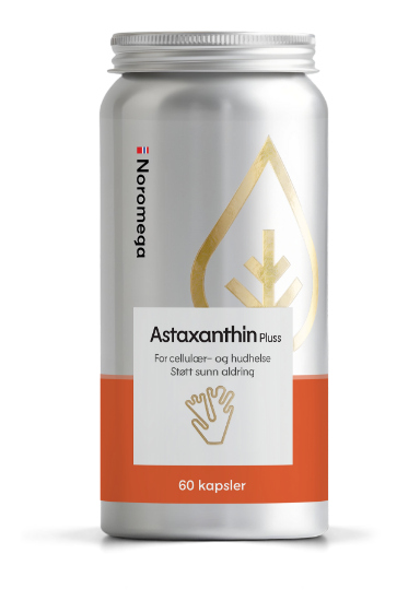 Noromega Astaxanthin Pluss (60 kapsler) – Sterk Antioksidant