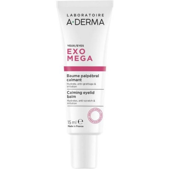 A-Derma Exomega Calming Eyelid Balm 15 ml beroligende øyekrem for tørre øyelokk