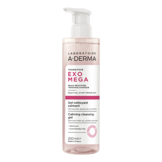 A-Derma Exomega Calming Cleansing Gel (200 ml) – Ansiktsrens