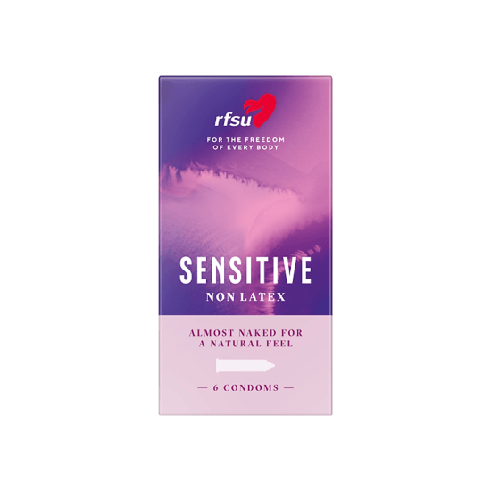 RFSU Sensitive Lateksfrie Kondomer (6 stk)