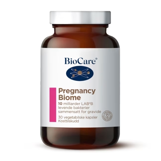 BioCare Pregnancy Biome Synbiotika (30 kaps) | For gravide