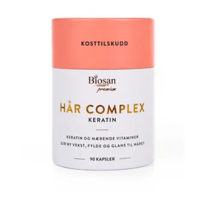 Biosan Hår Complex Keratin (90 kapsler) UTSOLGT