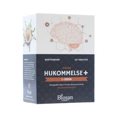 Biosan L-serin for hukommelse (60 tabletter)