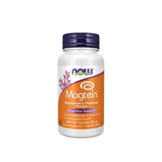 Now Magtein Magnesium L-threonate pulver (91 g)