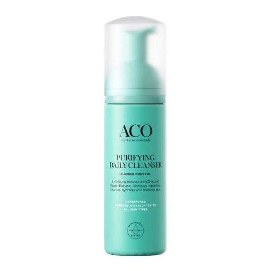ACO Face Purifying Daily Cleanser uten parfyme (150 ml)
