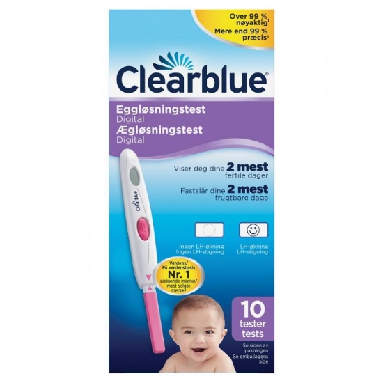 Clearblue Digital Eggløsningstest 10 stk.