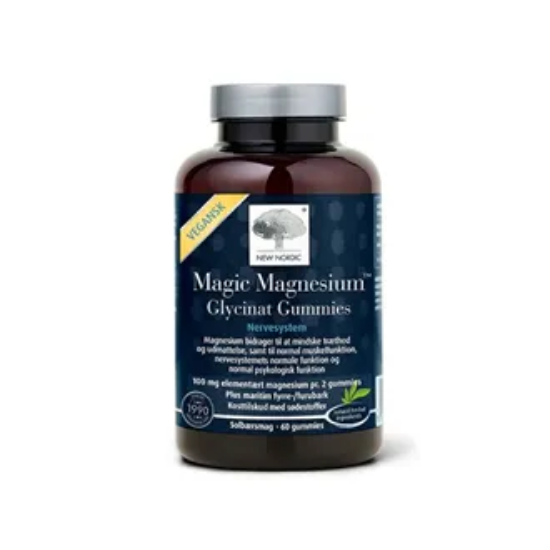 New Nordic Magic Magnesium Glycinat Gummies 60 stk