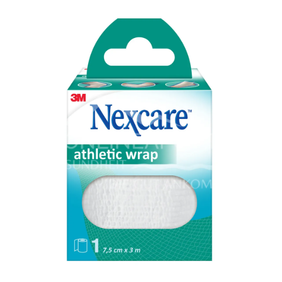 Nexcare Athletic Wrap Hvit 7,5 cm x 4,5 m (1 stk)