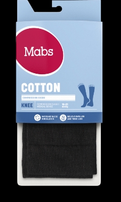 Mabs bomull knestr K1 sort XL