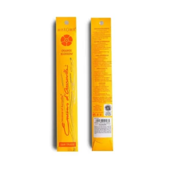 Maroma Orange Blossom Røkelse 10 pinner | Original Fairtrade