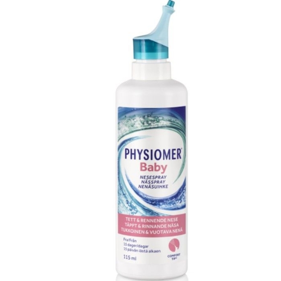 Physiomer Nesespray Baby 115 ml | Skånsomt Saltvann