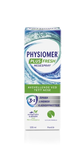 Physiomer Nesespray Plus Fresh 135 ml