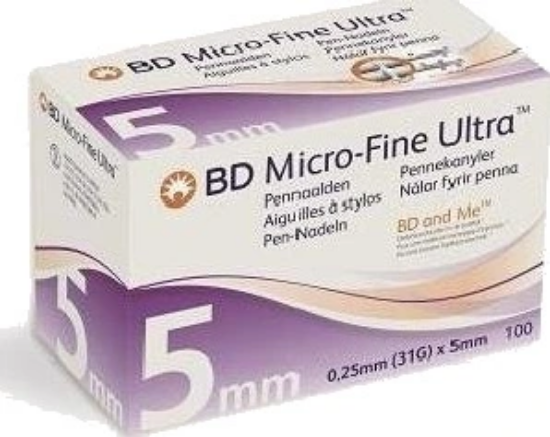 BD Micro-Fine Ultra 5mm 31G (100 stk)