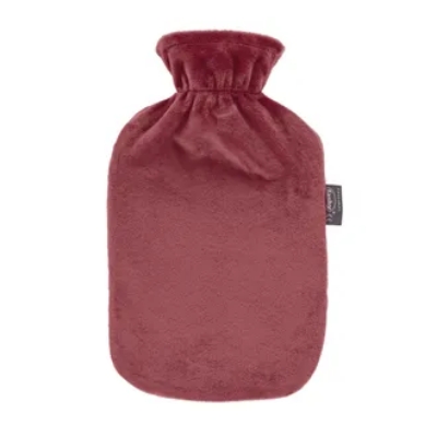 Fashy fleece varmeflaske rustrød trekk 2 L