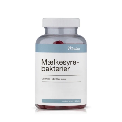 Mezina Melkesyrebakterier Gummies 60stk | Godt for Magen
