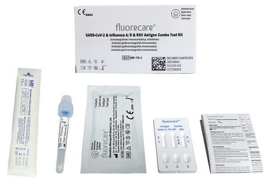 Fluorecare 4-i-1 Kombitest | Covid-19, Influensa & RS-Virus