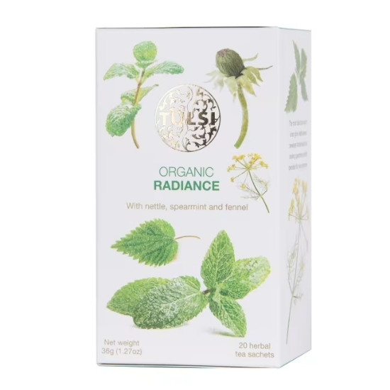 Tulsi Radiance Økologisk Urtete | 20 Plastfrie Teposer